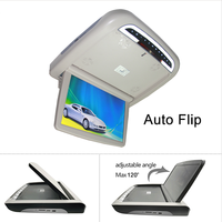 Monitor LCD Motorizado de 12.1 Pulgadas para Techo de Auto, Reproductor de CD/DVD/MP5, USB/SD, Pantalla Superior para Auto con Control Remoto