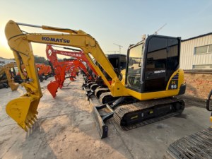 Excavadora Usada KOMATSU PC56 PC70, Miniexcavadora Hidráulica de 5 y 7 Toneladas, Original de Japón, Buen Estado, Pocas Horas de Uso, Económica - Product Image 2