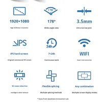 Écran de conférence BOE 4K LCD à affichage tactile IP65, système d'exploitation Android, moniteur LED grand format sans soudure, personnalisable 49/55 pouces