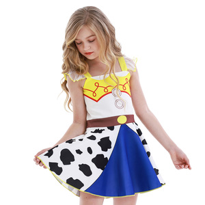 Vestido de Princesa de <span class=keywords><strong>Buzz</strong></span> <span class=keywords><strong>Lightyear</strong></span> de Toy Story con Mangas con Volantes para Niñas, Disfraz de Carnaval de Halloween, Disfraces de Películas y Series de TV para Niñas - Product Image 4