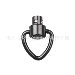 Hebilla Metálica en Forma de Corazón, Accesorios Duraderos para Bolsos, Hecho en Foshan - Product Image 1