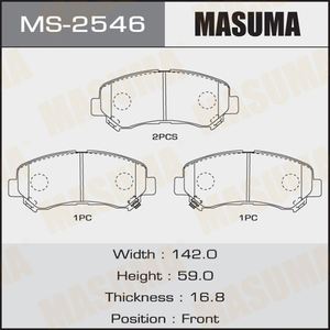 MASUMA-Pastillas de freno automáticas para Nissan y SUZUKI, sistema de freno de la mejor marca, precio razonable, a la venta, al <span class=keywords><strong>por</strong></span> mayor - Product Image 4