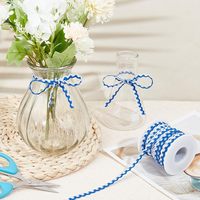 Vague de flexion frange garniture Rick Rack garniture tissé tressé tissu ruban pour bricolage couture artisanat mariage