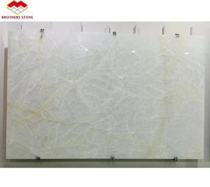 <span class=keywords><strong>Ice</strong></span> <span class=keywords><strong>Age</strong></span> Marble Piedra natural Retroiluminada Hielo Blanco Onyx Slab Translúcido <span class=keywords><strong>Ice</strong></span> <span class=keywords><strong>Age</strong></span> Mármol Piedra para la encimera de la isla Mesa de comedor - Product Image 4
