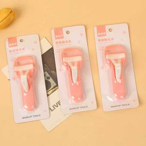 Pink Portable Eyelash Curler Manual Clip Style <b>Makeup</b> <b>Tool</b> for General Use - Product Image 1