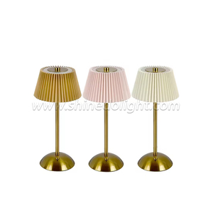 Đèn bảo vệ mắt không có ánh sáng màu xanh xếp li váy sạc cảm ứng nhỏ nấm đèn ấm áp lãng mạn - Product Image 5