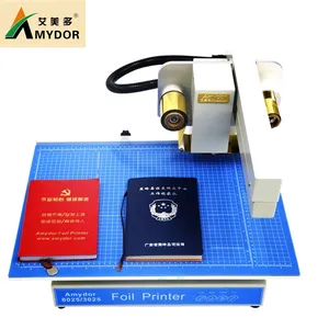 Amydor professionelle drucker/gold folie druck maschine/digital folie druck maschine für cover papier tasche leder