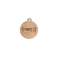 NFC Holz-Smartcard 1K Chip RFID 13,56MHz Umweltfreundliche Visitenkarte Hotel Aufzug Gemeinschaftsmitgliedschaft Zugangskarte Bedruckte Karte