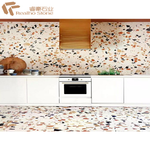 <span class=keywords><strong>Azulejos</strong></span> de pared terrazo con copos de vidrio coloridos - Product Image 4