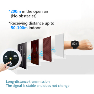 ระบบการโทรไร้สายสำหรับร้านอาหารระบบการเรียกบริกรไร้สายระบบการเรียกบริกร pager Call โต๊ะระบบการสั่งซื้อ - Product Image 2