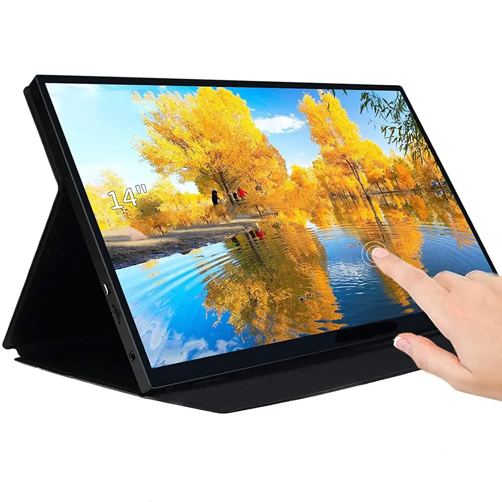 Custom ODM OEM 14" capacitive multi ten-point touch laptop tablet pc 14 inch screen panel