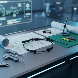 Nouveau capteur de vitesse de roue arrière ABS homologué tout-terrain <span class=keywords><strong>Nickerson</strong></span> (G/D) pour G05/G06/G07, référence OE 34526878160-N, pièce de rechange - Product Image 5