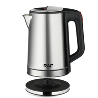 Bouilloire électrique RAF Factory pas chère en acier inoxydable 2,3 L, chauffe-eau électrique