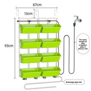 P289 Smare <span class=keywords><strong>Kit</strong></span> jardin vertical intérieur <span class=keywords><strong>potager</strong></span> avec système d'irrigation et de drainage - Product Image 1