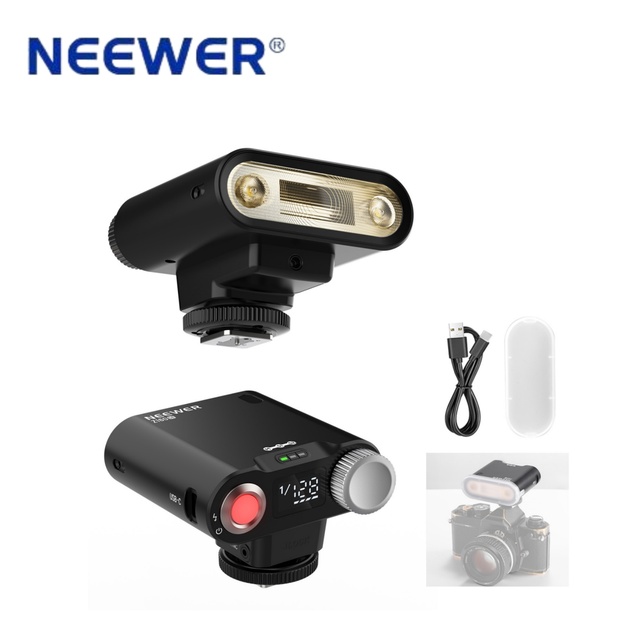 NEEWER Z160U SE Mini Camera Flash, 22W GN14, Color Temperature 6000±200K, Auto/Manual Modes