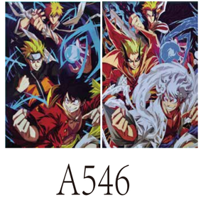 500 Diseños, 40*30cm, Imagen Lenticular 3D con Efecto Flip, Anime One Piece, Luffy Gear 5, Póster Lenticular 3D <span class=keywords><strong>de</strong></span> Plástico, Arte Mural - Product Image 6