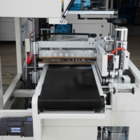 Machine d'emballage sous film plastique à moteur électrique pour boîtes et cartons alimentaires et chimiques, scelleuse thermorétractable à découpe automatique en promotion