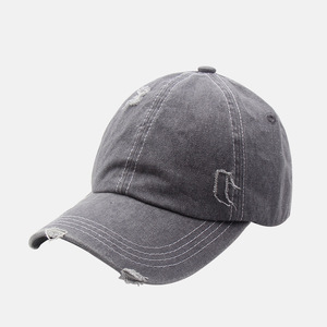 도매 저렴한 6 패널 사용자 정의 아빠 모자 사용자 정의 로고 씻어 고민 빈 야구 모자 로고 - Product Image 2