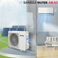 Climatiseur solaire R32 puissant et flexible à conception séparée, 12000 BTU, à onduleur, économe en énergie, contrôlé par application