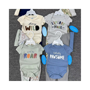 2025 primavera nueva ropa de bebé lindos <span class=keywords><strong>Pantalones</strong></span> estampados 0-12 metros bebé recién <span class=keywords><strong>nacido</strong></span> algodón Onesie conjunto de dos piezas - Product Image 1