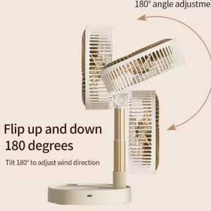 3600mAh USB Rechargeable Foldable Air Cooler <b>Fan</b>-Portable for Car & Outdoor Use Plastic Construction - Product Image 5