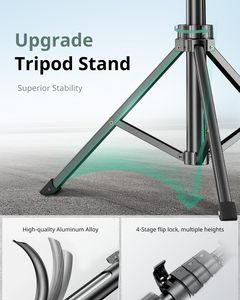 1.6m nhanh chóng thiết lập khóa chân máy đứng chất liệu sắt 62 inch Selfie Stick chân máy với điện thoại di động chủ - Product Image 4