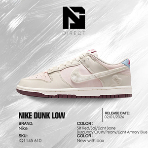 Nike Wmns Dunk Low 'Día de San Valentín' 2026, Zapatillas Casuales con Cordones, Estilo Deportivo, para Caminar y Skateboarding - Product Image 6