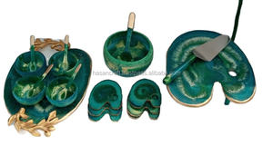 Venta caliente Cuenco de resina pulida Cuenco de servicio ecológico para el hogar Hotel y restaurante Venta al por mayor disponible - Product Image 2