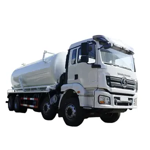 new condition SHACMAN 8X4 Vacuum Sewage Suction Truck, Sewage Suction Tanker Truck for sales
