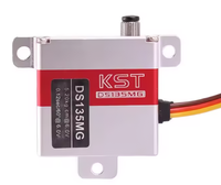 Moteur CC sans noyau KST DS135MG 5,2 kg 0,12 seconde, servo numérique à engrenages métalliques 23g pour modèle de planeur RC, pièces d'avion RC 5mm 25T