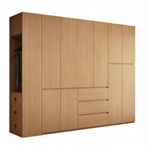 Ensemble de placard de chambre à coucher moderne, autoportant, simple, en bois, meubles de maison, taille personnalisée, grande capacité, villa, salle de sport - Product Image 2