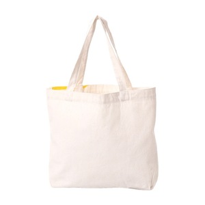 Canvas Tote Bag White Blank Large Capacity Shopping Bag Square Shape Digital Printing Silkscreen Material - Product Image 1