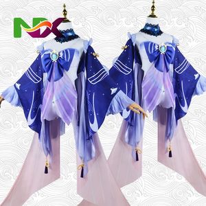 Vente en gros de la robe de fête d'Halloween Sangonomiya <span class=keywords><strong>Kokomi</strong></span> Genshined <span class=keywords><strong>Impact</strong></span> Kuwaii Lolita pour filles, costume de cosplay d'anime - Product Image 2