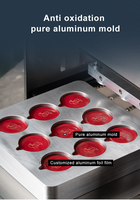 Machine de scellage semi-automatique pour cornets de crème glacée, scelleuse thermique personnalisée pour tubes en papier imprimés pour l'emballage de snacks