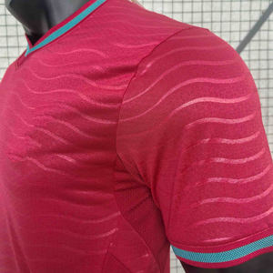 Maillot de football de l'équipe nationale du Portugal 100% polyester version joueur personnalisable avec nom et numéro T-shirt Portugal - Product Image 4