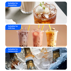 Máy làm đá thương mại Lanxin, quán trà sữa hoàn toàn tự động, nhà hàng lẩu, máy làm đá viên khối lớn công suất lớn - Product Image 6