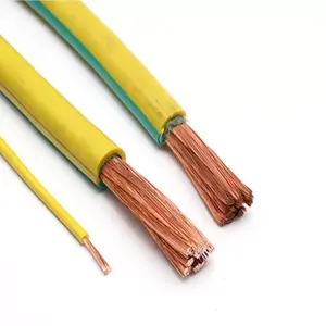 Cable AWG 12 THHN, conductor de cobre trenzado, chaqueta de nailon, alambre de construcción eléctrico, precio