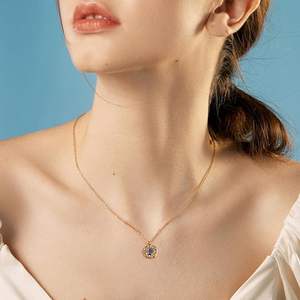 Ensemble de bijoux en pierres précieuses naturelles, ensemble de bijoux exquis pour femmes en or 18 carats, ensemble de bijoux en acier inoxydable. - Product Image 1