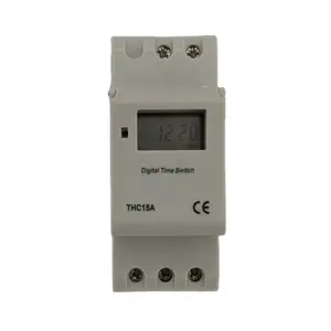 THC15A timer timing switch microcomputer time control switch 220V 16A transparent cover rail type time control