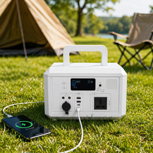 E-NiCE 600W <b>Solar</b> <b>Generator</b> Portable Power Station With Pure Sine Wave for Camping Outdoor Home Backup A1-1 Pure Sine Wave Outpu - Product Image 2