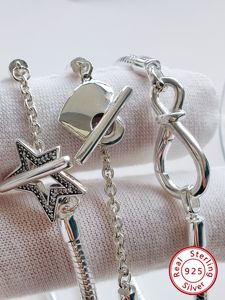 Bracelet chaîne serpent en argent sterling 925 tendance unisexe, cadeau plaqué argent 2025 - Product Image 2