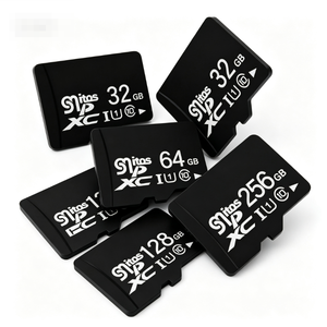 Hafıza kartları için gerçek özel parlaklık 16GB 8GB 256GB 32GB 128GB <span class=keywords><strong>64GB</strong></span> plastik Plastic hız siyah - Product Image 1