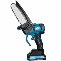 Mini tronçonneuse sans fil 20V, moteur sans balais, qualité industrielle, batterie lithium-ion, pour la coupe de bois, usage domestique
