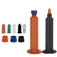 Tapones de jeringa Pegamento Jeringa Tapón de barril Cilindro dispensador Tapa de cilindro Punta de aguja Enchufe cónico