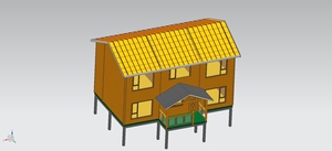 Cabaña de Madera Compacta para Vacaciones, Refugio Acogedor para Escapadas de Fin de Semana - Product Image 4