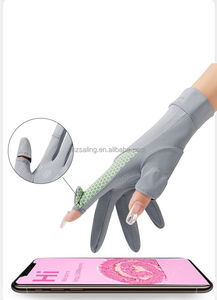 <span class=keywords><strong>Gants</strong></span> de protection solaire pour hommes, été, <span class=keywords><strong>gants</strong></span> de vélo pour garçons, protection UV, soie glacée, antidérapants, doigts rabattables, <span class=keywords><strong>gants</strong></span> de conduite - Product Image 4