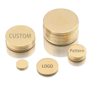 Coins Wholesales Laser Blanks Metal Token Trolley Gold Sterling Silver Bronze Challenge Coins 40Mm Sublimation Metal Blanks