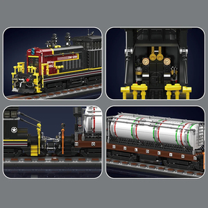 Mould King 12052 <span class=keywords><strong>Train</strong></span> technique, locomotive diesel SW1200, blocs de construction, modè<span class=keywords><strong>le</strong></span> de locomotive RC, briques, cadeau de Noël pour enfant - Product Image 5