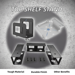 Ordenador portátil negro debajo de la Mesa soporte de estante almacenamiento Invisible soporte de Metal - Product Image 2