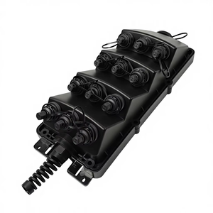 Caja de Conexión de Fibra Óptica de Grado Telecomunicaciones de <span class=keywords><strong>12</strong></span> Puertos, Caja de Terminación de Fibra Óptica Impermeable IP65, Caja de Distribución de Fibra Óptica FTTH - Product Image 1